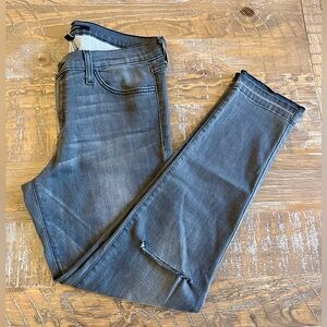 Flying Monkey Distressed Gray Jeans, Size 30